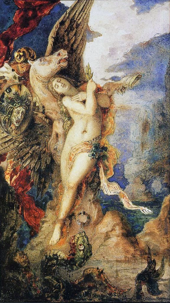 Parsifal e il toro - Musee Gustave Moreau, Paris